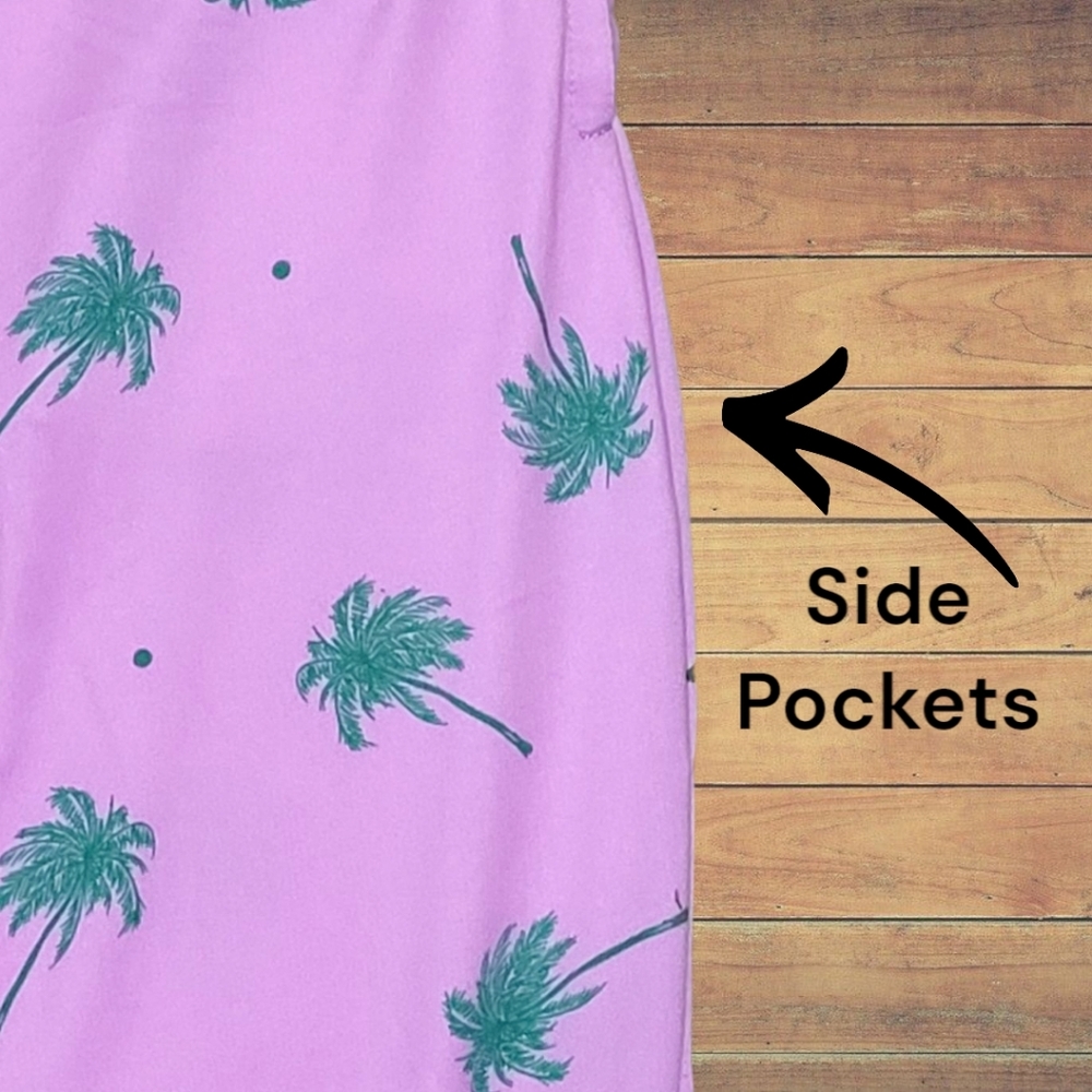 Joyspun Pajamas Palm Tree Set Cool Breeze Size 2X - Picture 9 of 10